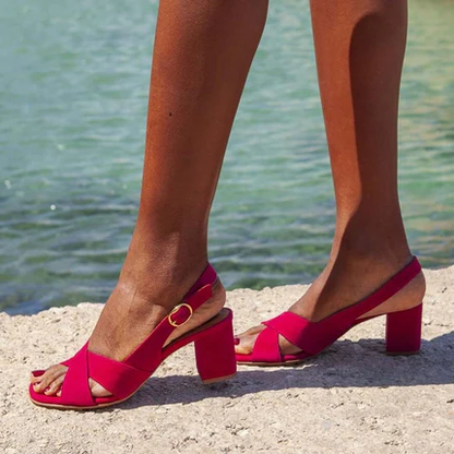 Céleste | Zomersandalen met blokhak