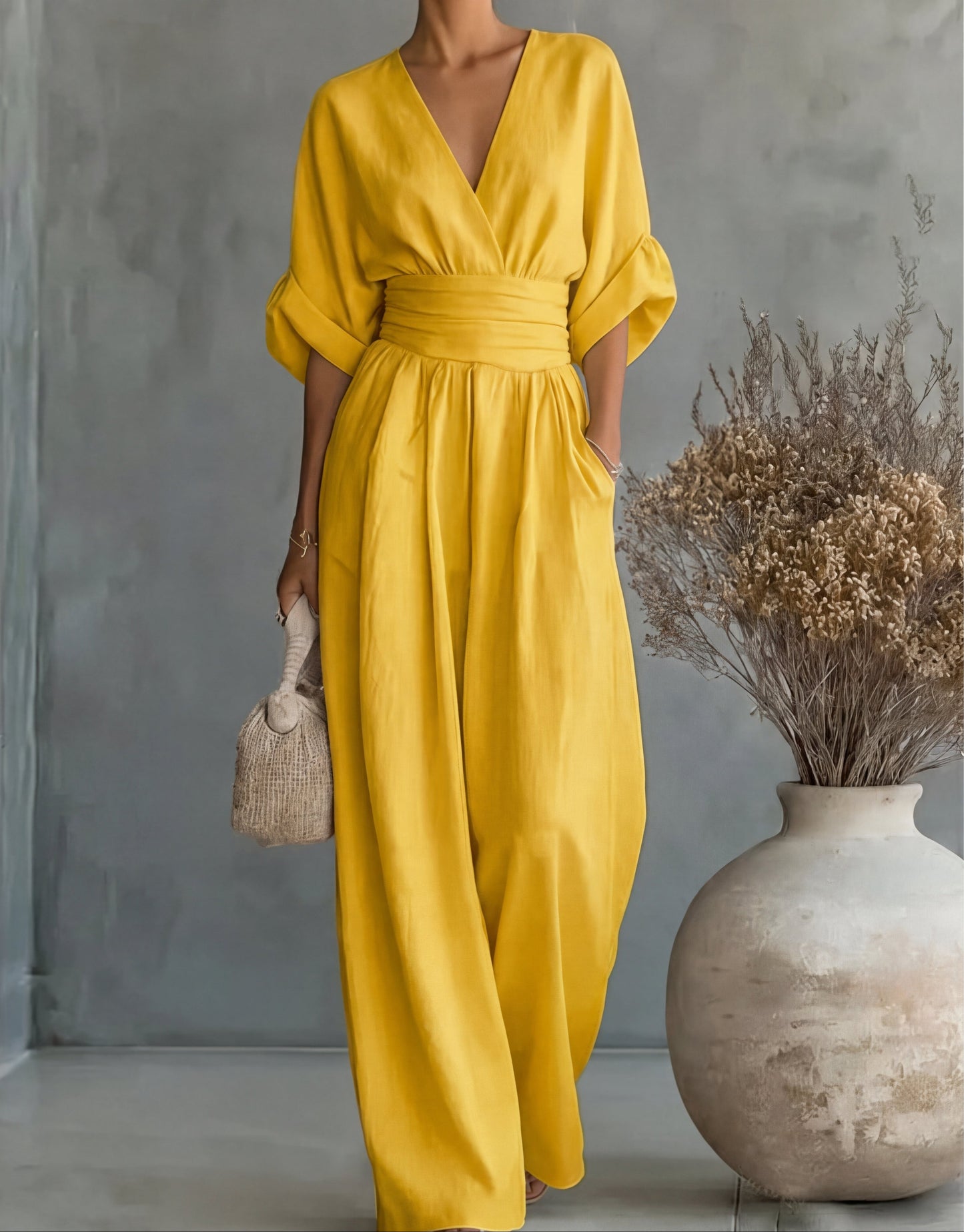 Daniela™ | Elegante jumpsuit met wijde pijpen