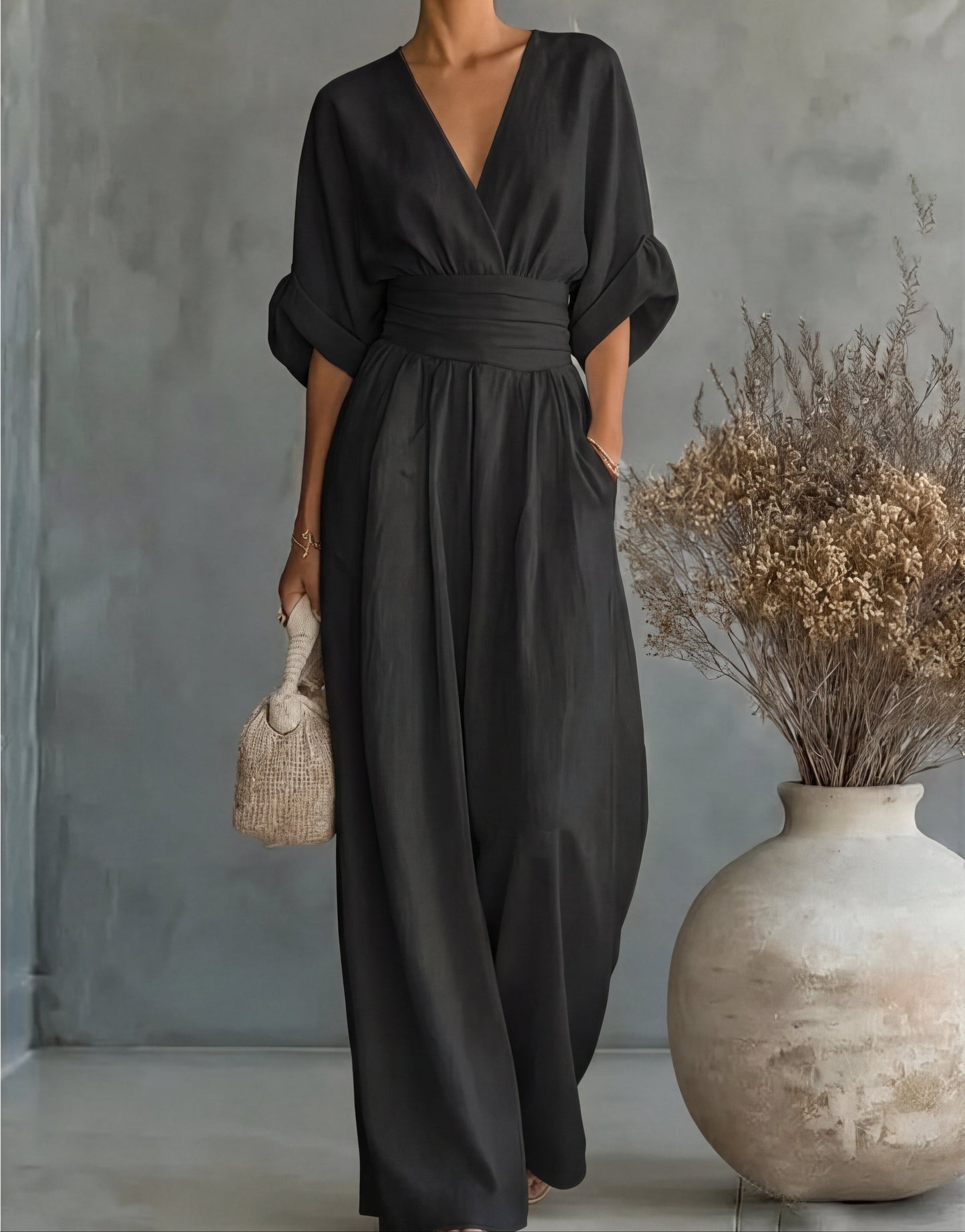 Daniela™ | Elegante jumpsuit met wijde pijpen