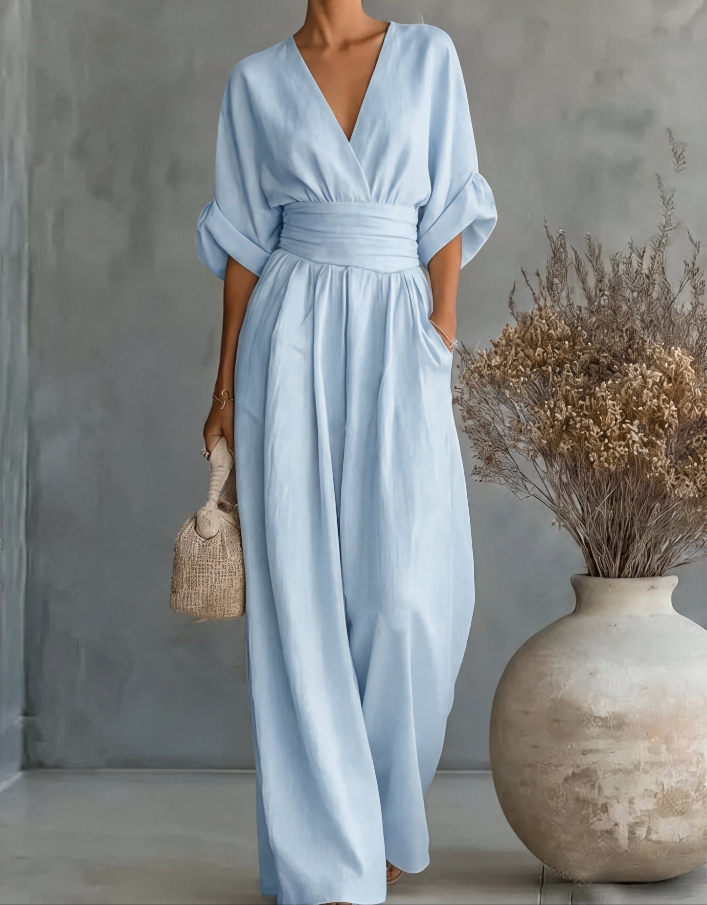 Daniela™ | Elegante jumpsuit met wijde pijpen