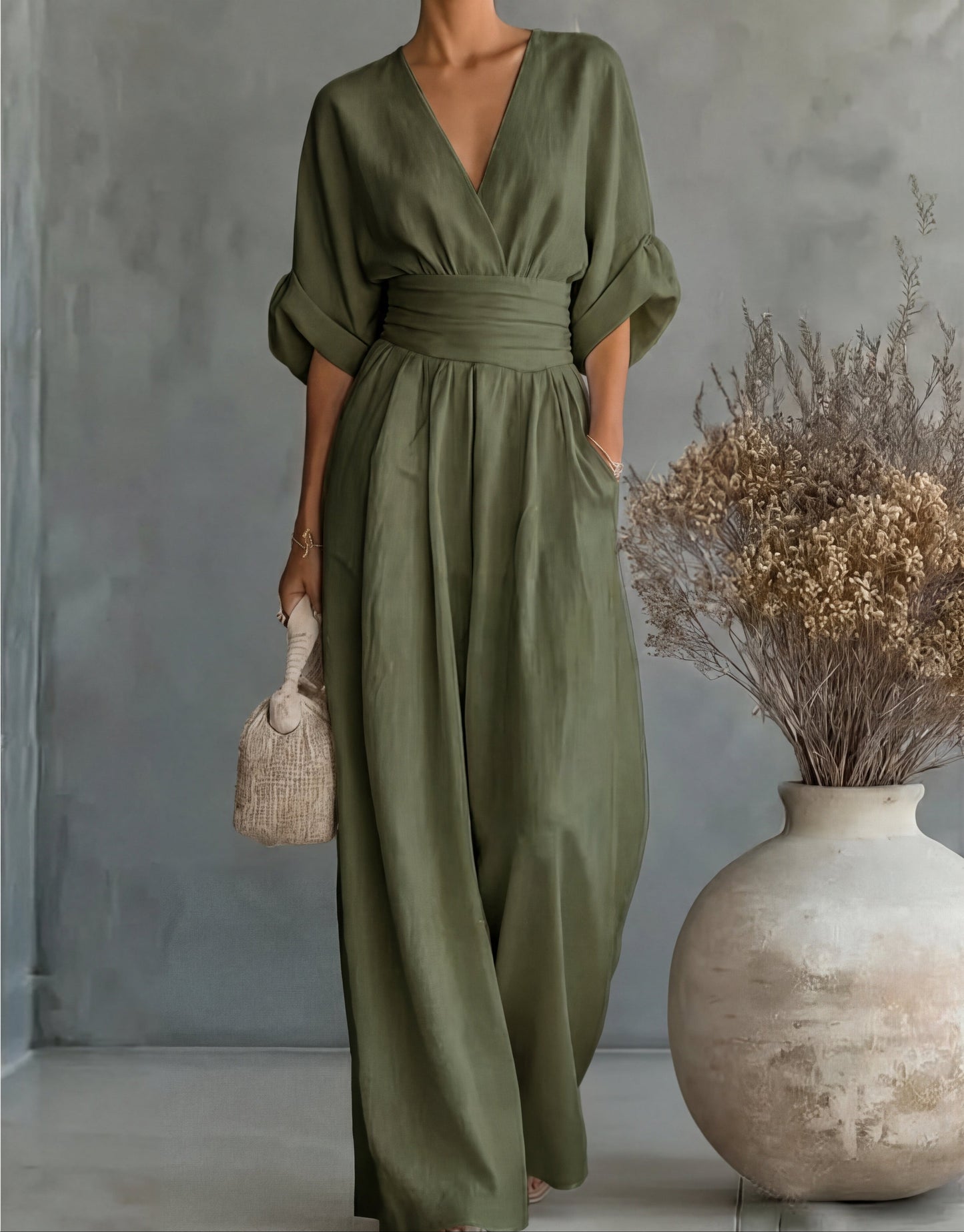Daniela™ | Elegante jumpsuit met wijde pijpen