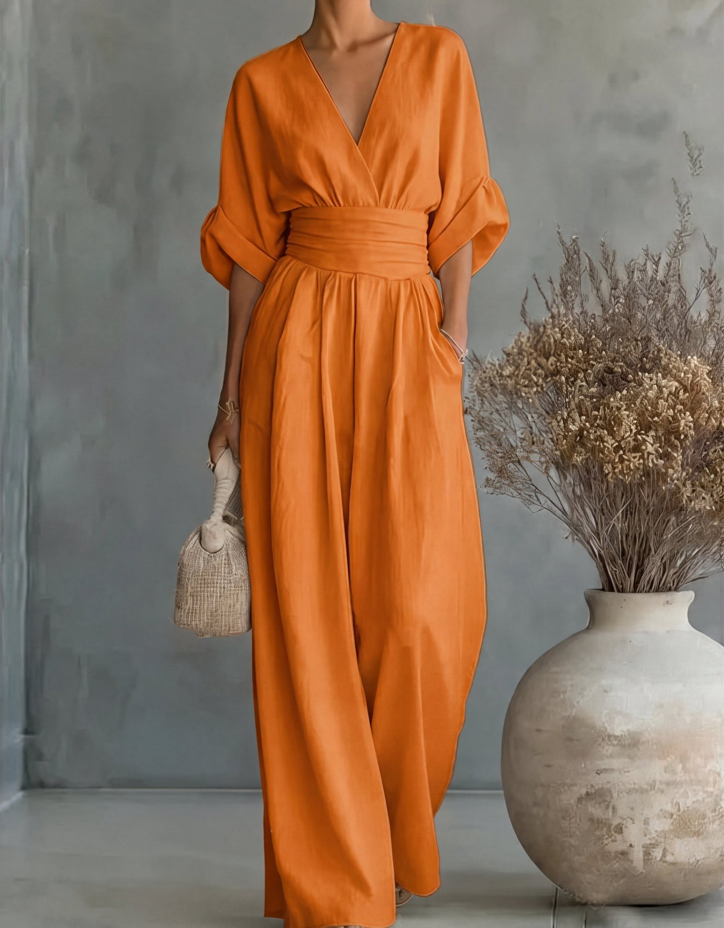 Daniela™ | Elegante jumpsuit met wijde pijpen