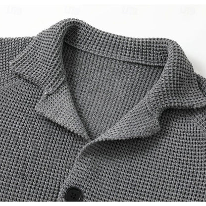 Christophe | Gestructureerd vest met hoge kraag