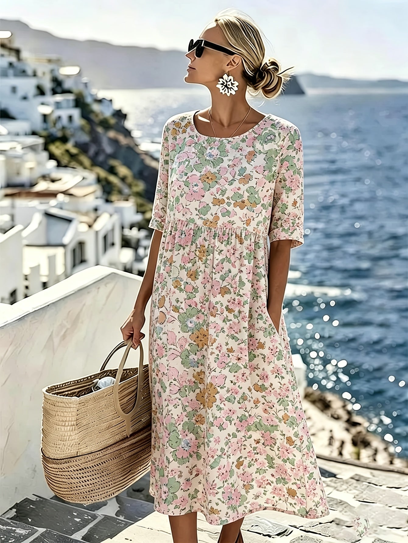 Azzurra | Comfortabele en Ademend Jurk