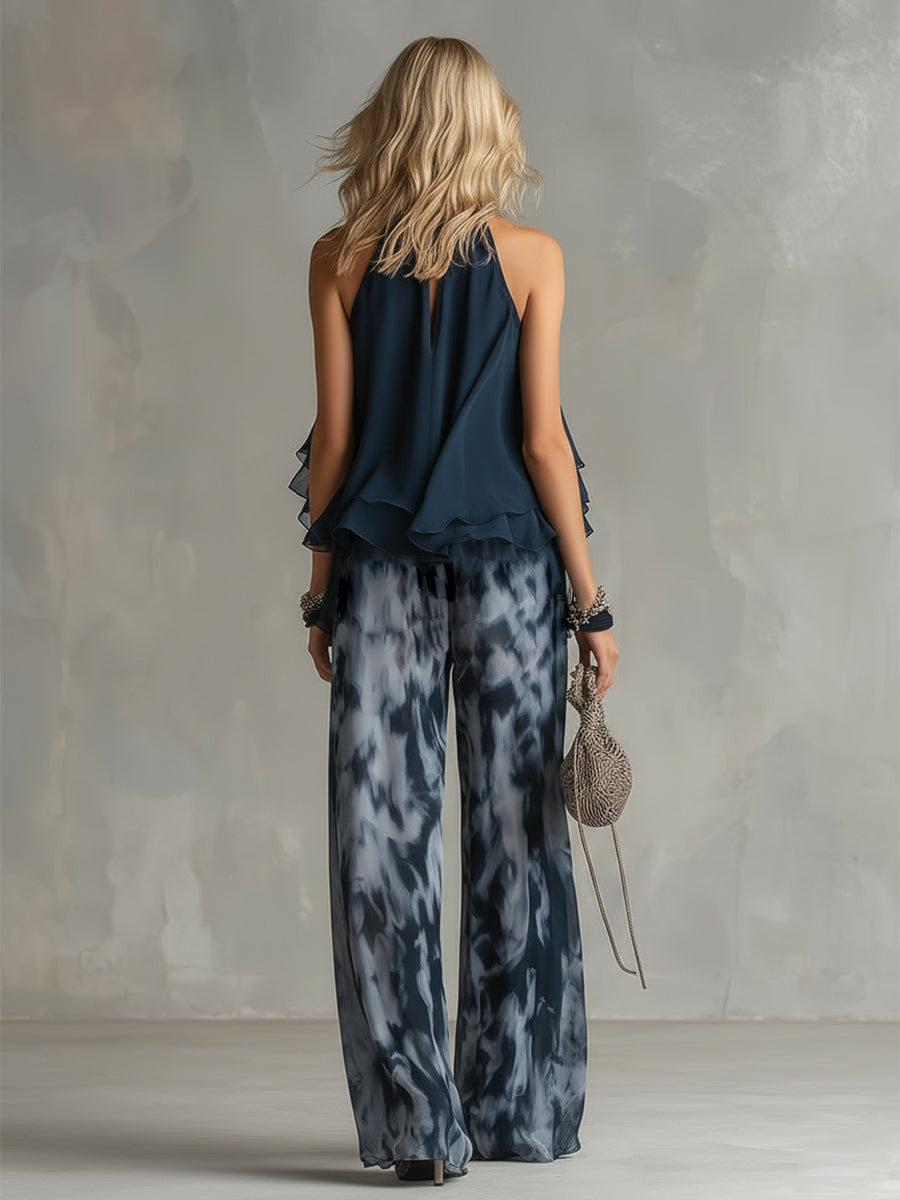 Eleonora™ | Elegante set met top met ruches