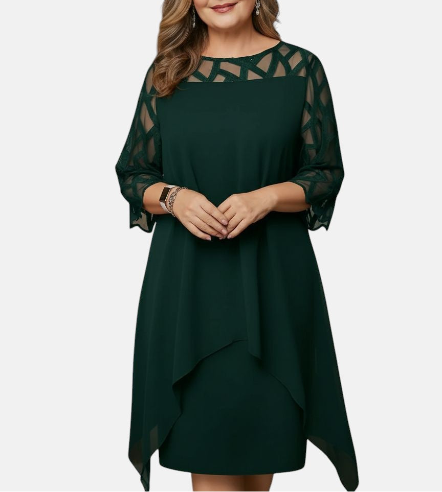 Yolanda™ - Elegante, Comfortabele Midi-jurk