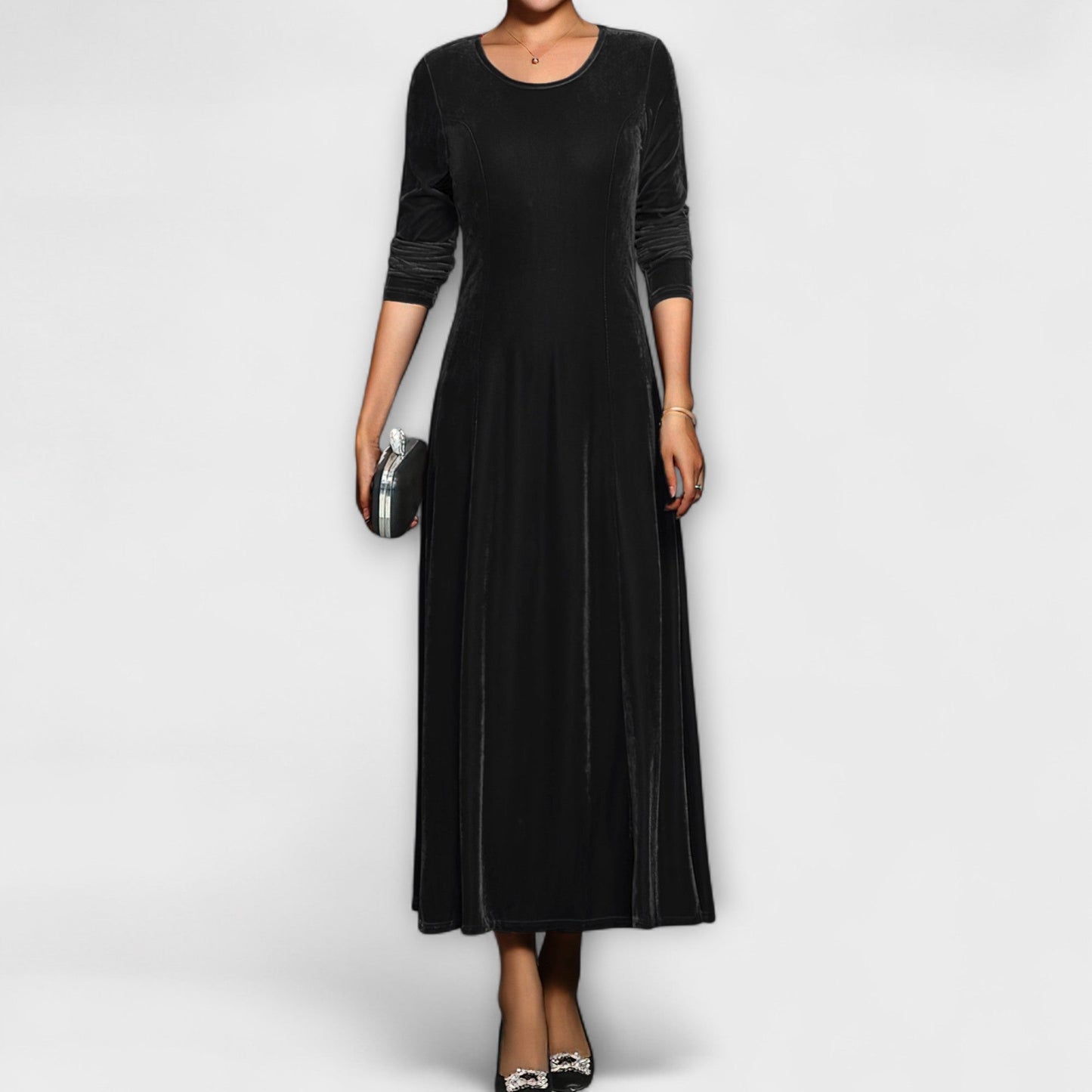 Marilou™ – Zachte Fluwelen Jurk