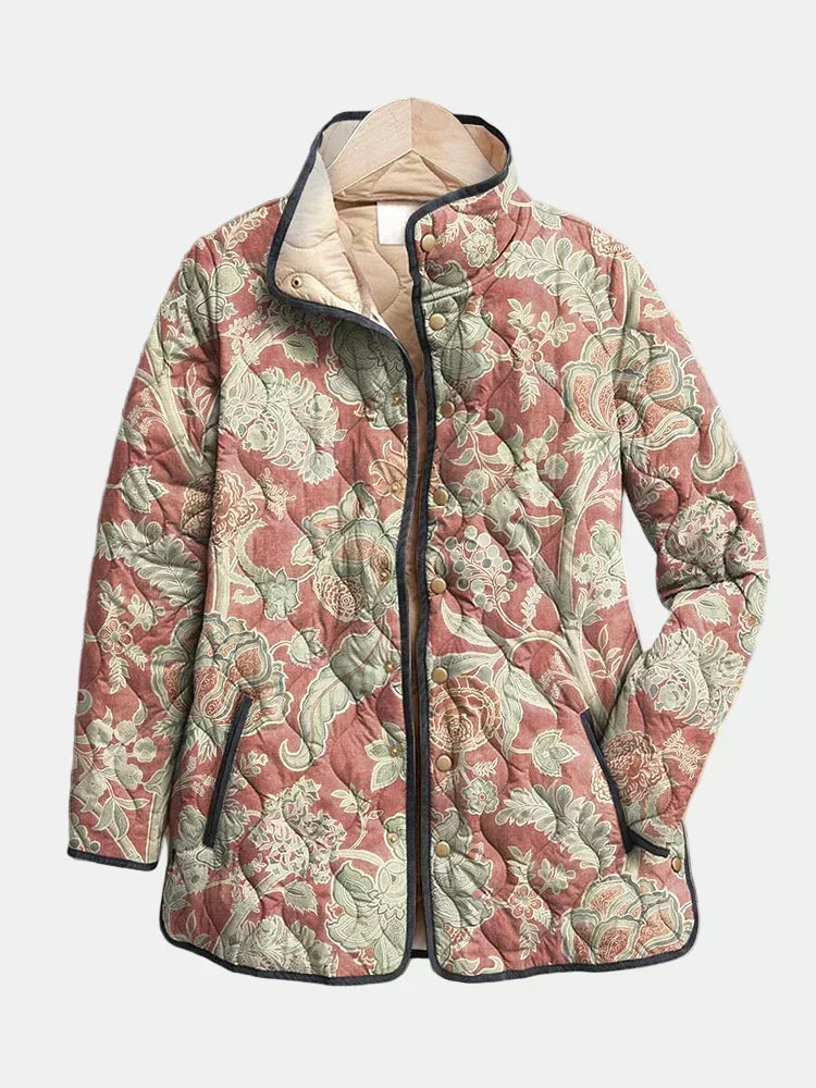DELACROIX | Gewatteerd jasje met print