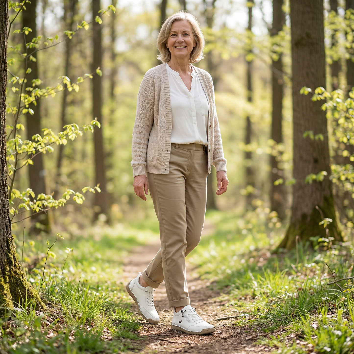 Mila  – Comfortabele orthopedische sneakers + ritssluiting
