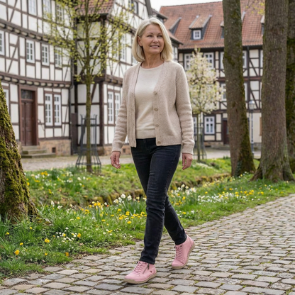 Mila  – Comfortabele orthopedische sneakers + ritssluiting