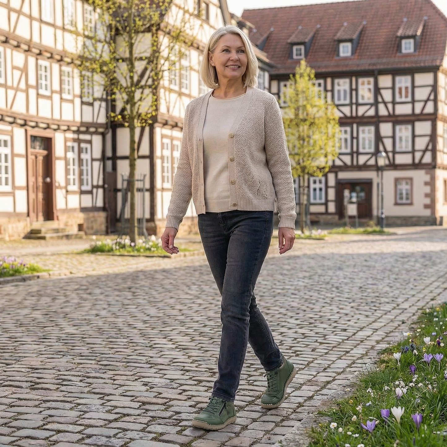 Mila  – Comfortabele orthopedische sneakers + ritssluiting