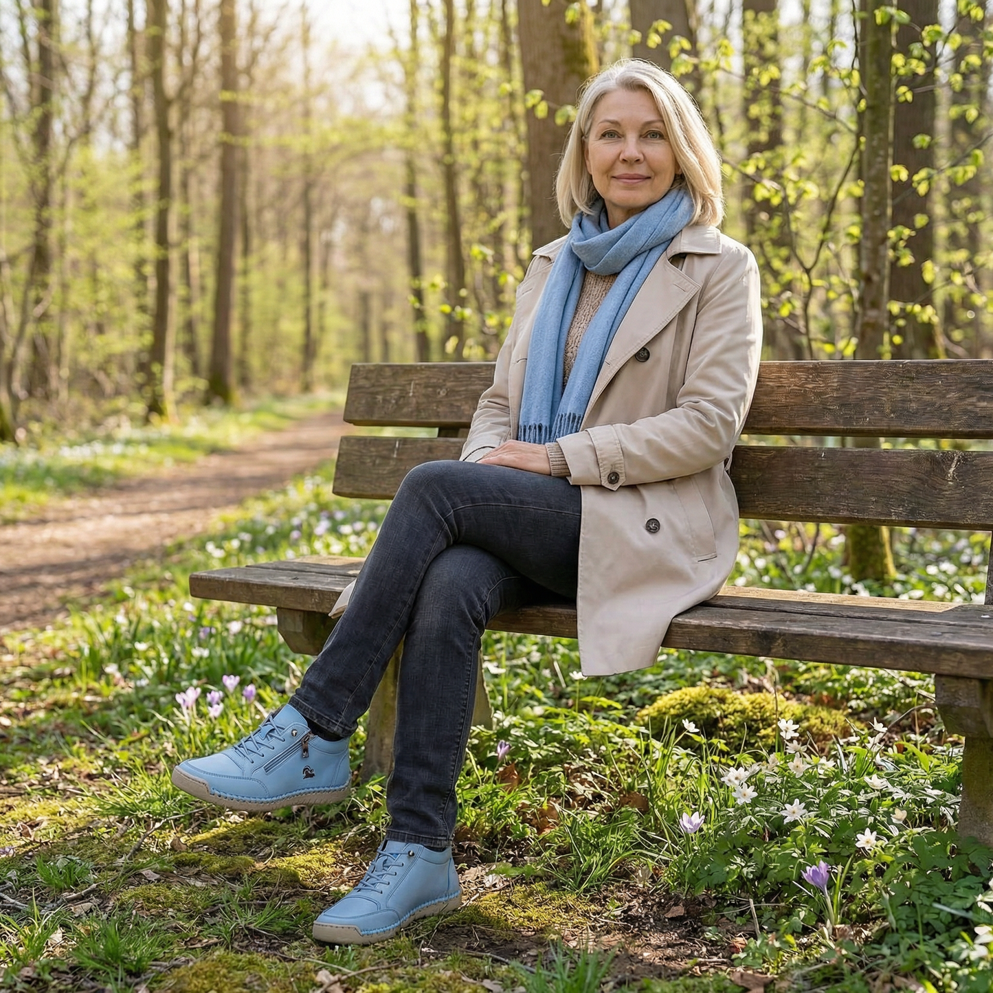 Mila  – Comfortabele orthopedische sneakers + ritssluiting