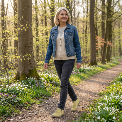 Mila  – Comfortabele orthopedische sneakers + ritssluiting