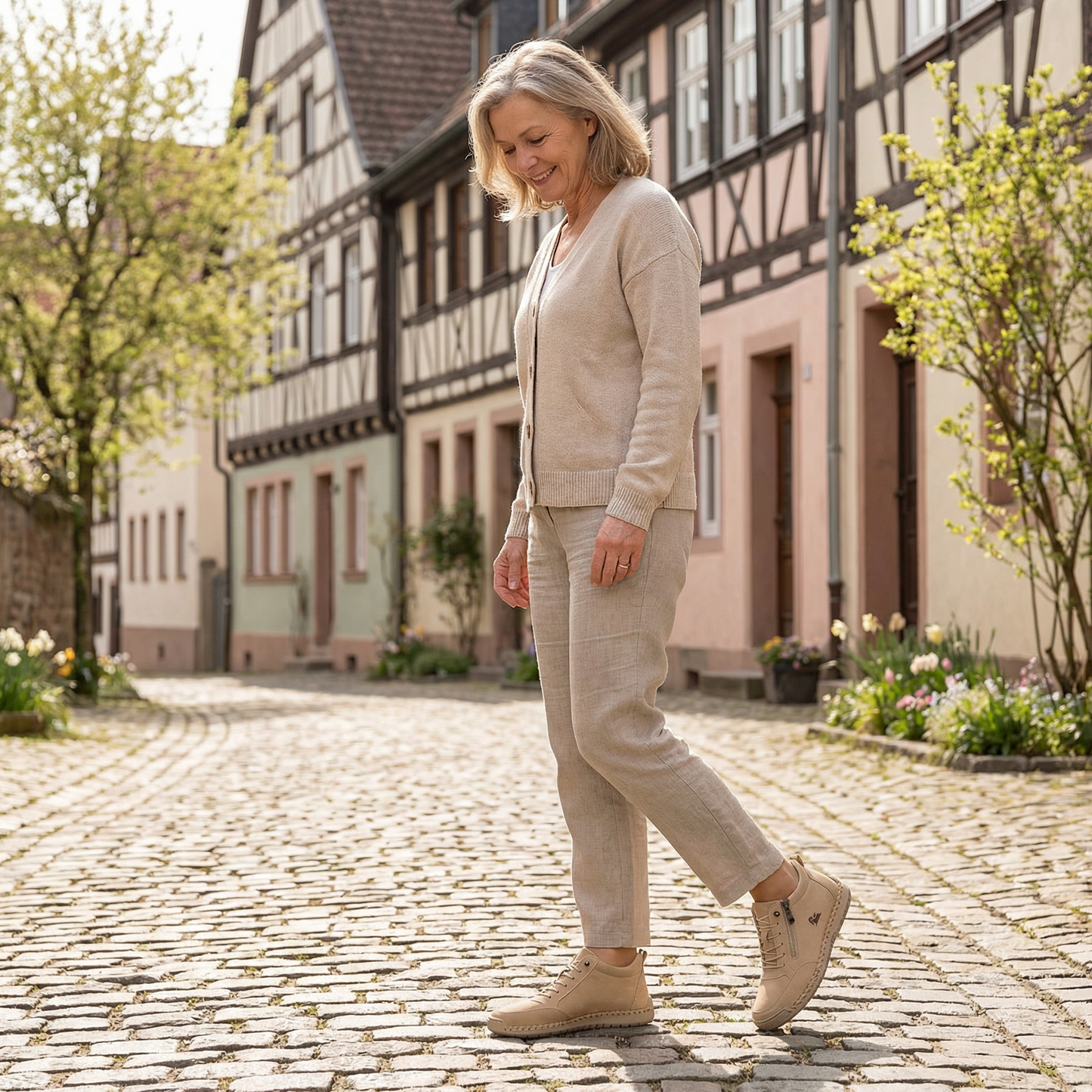 Mila  – Comfortabele orthopedische sneakers + ritssluiting