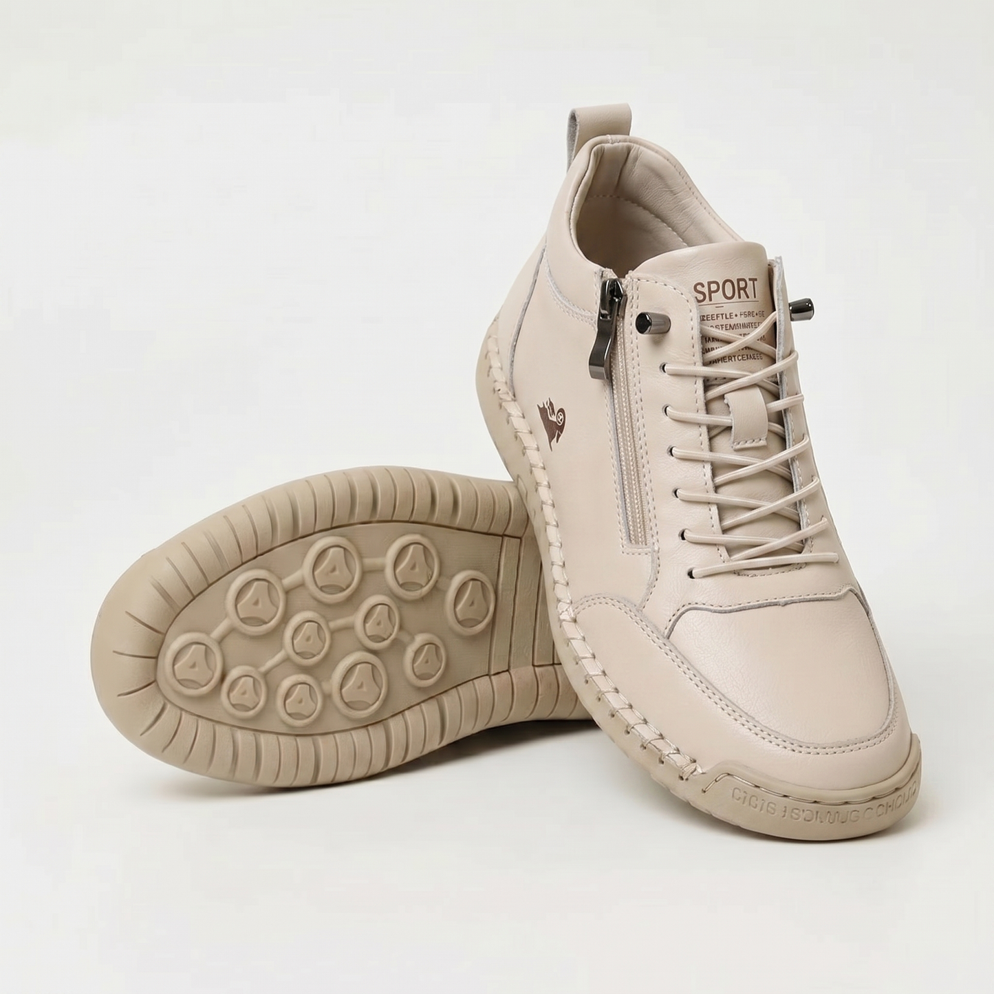 Mila  – Comfortabele orthopedische sneakers + ritssluiting