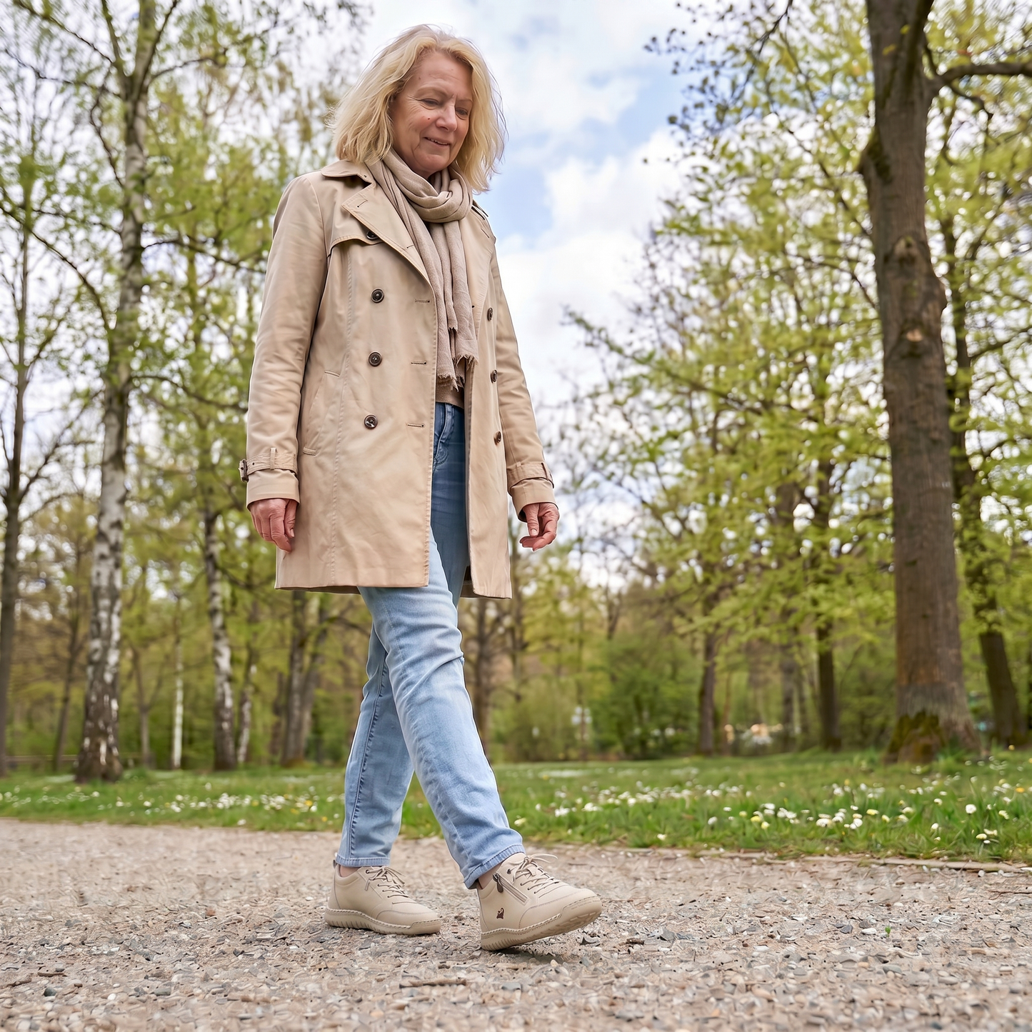 Mila  – Comfortabele orthopedische sneakers + ritssluiting