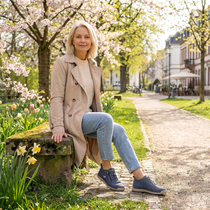 Mila  – Comfortabele orthopedische sneakers + ritssluiting