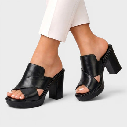 Lucia orthopedische sandalen met comfortabele hak