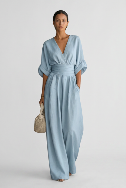 CHESKA | Elegante jumpsuit met soepele pasvorm