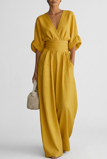 CHESKA | Elegante jumpsuit met soepele pasvorm