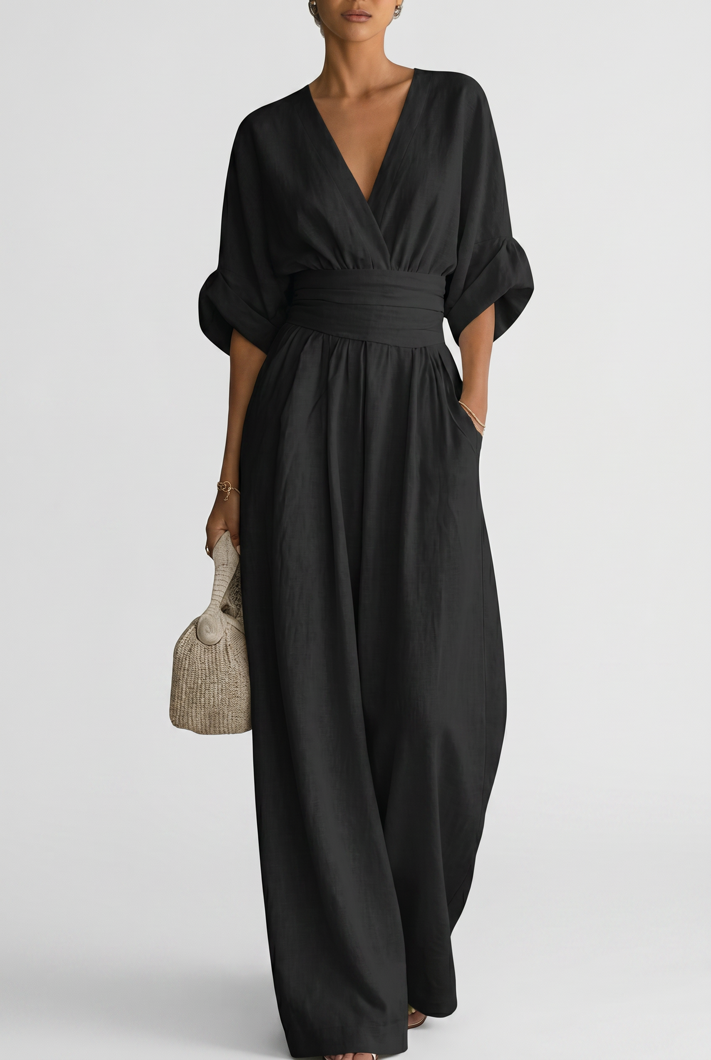 CHESKA | Elegante jumpsuit met soepele pasvorm