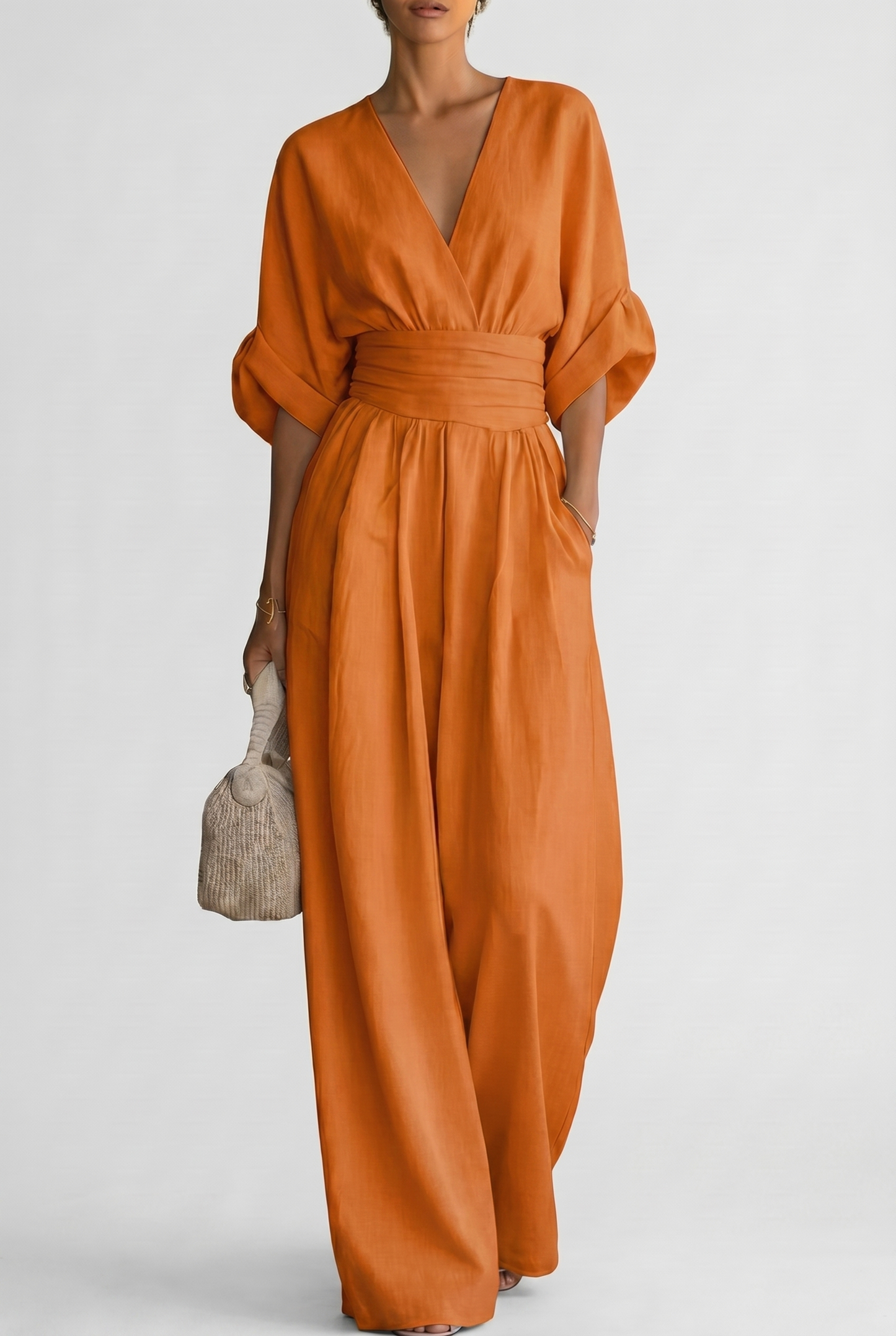 CHESKA | Elegante jumpsuit met soepele pasvorm