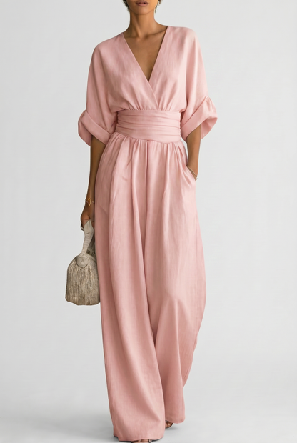 CHESKA | Elegante jumpsuit met soepele pasvorm