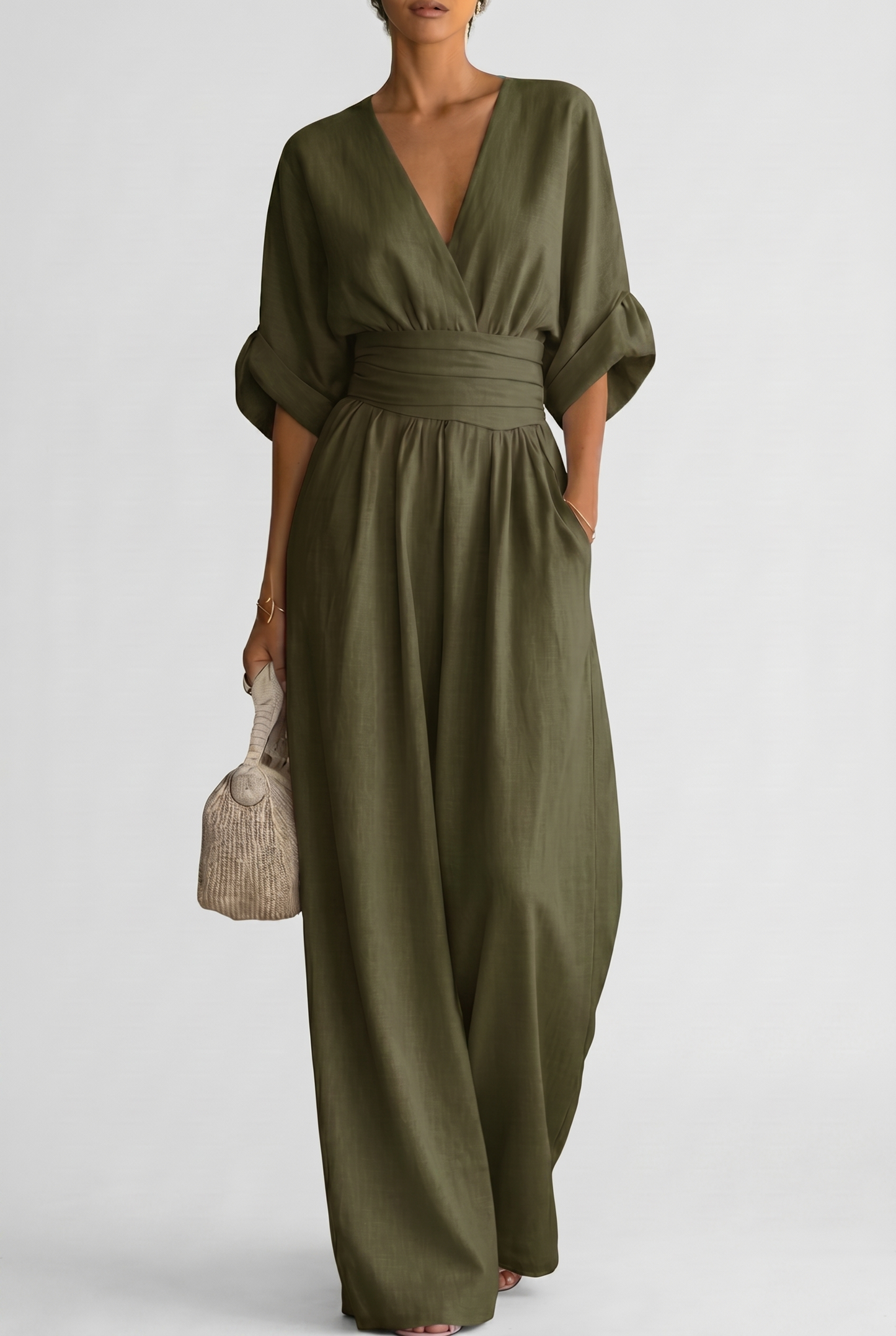 CHESKA | Elegante jumpsuit met soepele pasvorm