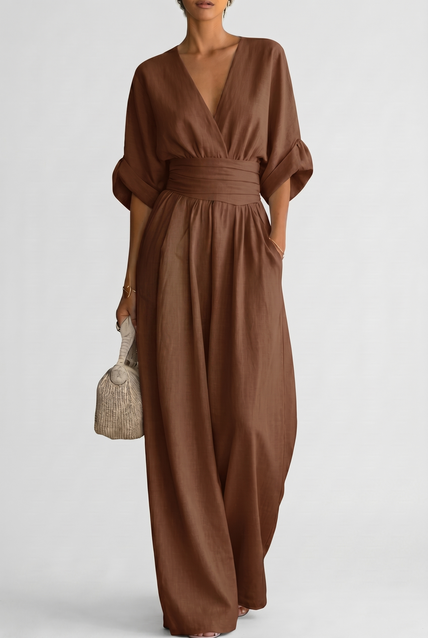 CHESKA | Elegante jumpsuit met soepele pasvorm