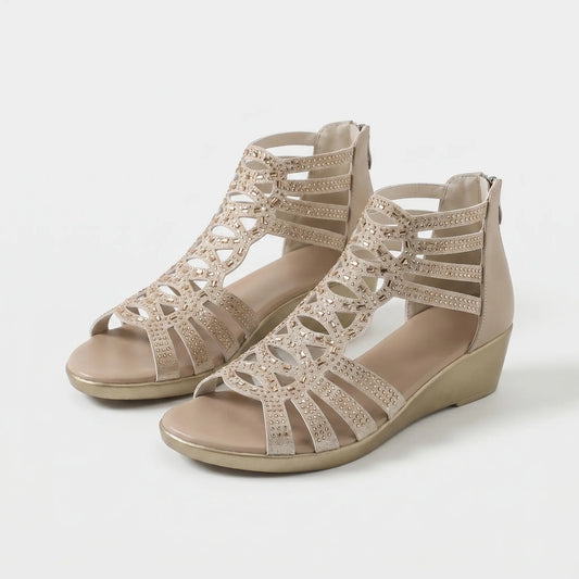 Gloria orthopedische sandalen met sleehak