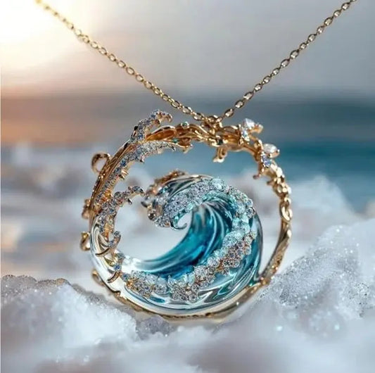 Halsketting met hanger “Belofte van de Oceaan”