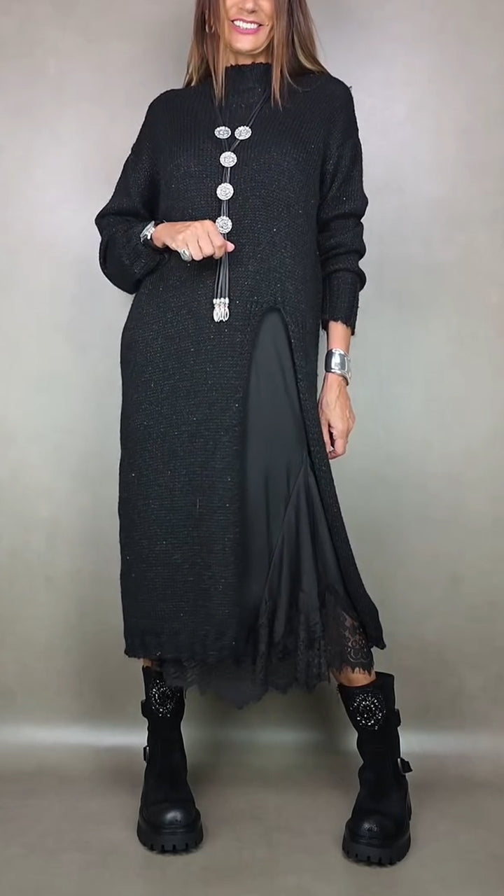 Artone™ - Elegante Tweedelige Set – Lange Trui en Bijpassende Jurk