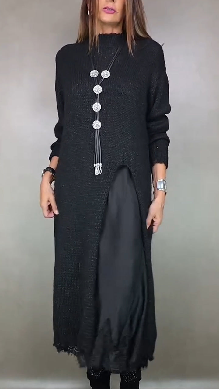 Artone™ - Elegante Tweedelige Set – Lange Trui en Bijpassende Jurk