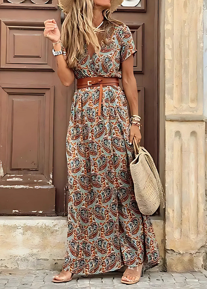 Celeste™ – Luchtige & Stijlvolle Boho-Maxijurk