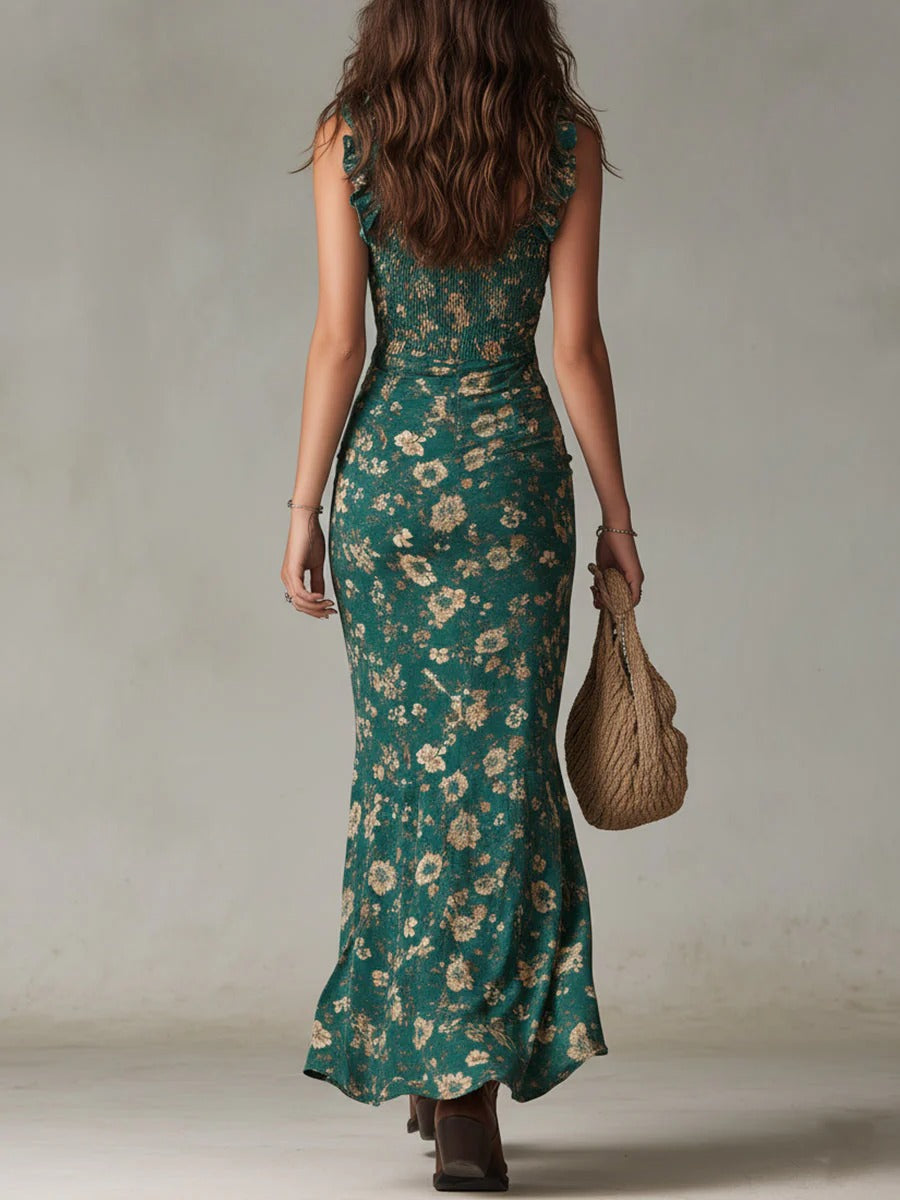 Zara | Maxi Boho Retro Jurk
