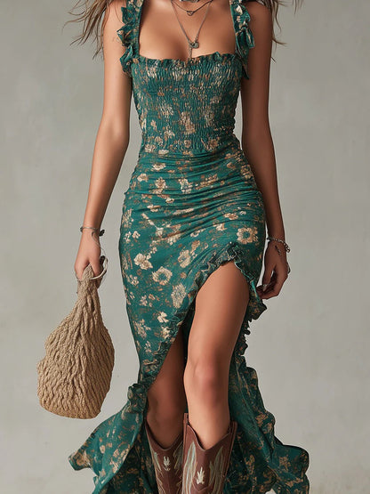 Zara | Maxi Boho Retro Jurk