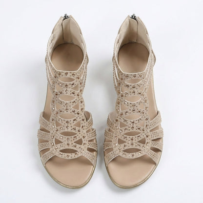 Gloria orthopedische sandalen met sleehak