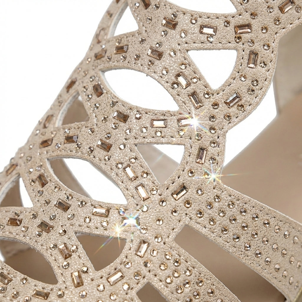 Gloria orthopedische sandalen met sleehak