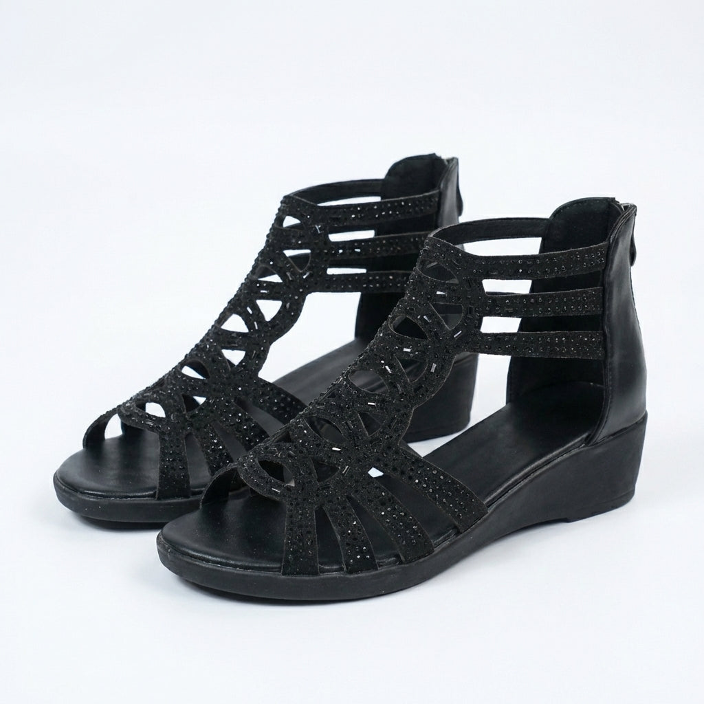 Gloria orthopedische sandalen met sleehak