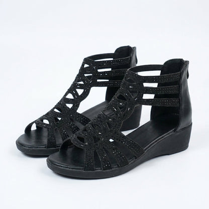 Gloria orthopedische sandalen met sleehak