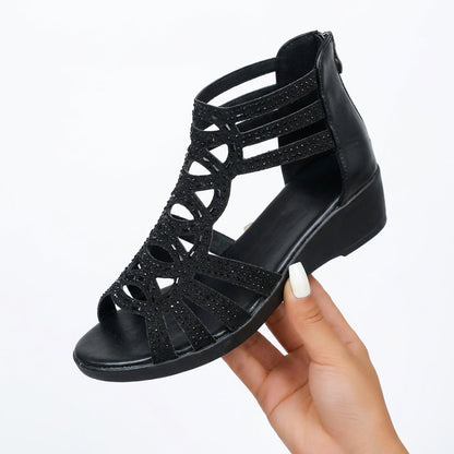 Gloria orthopedische sandalen met sleehak