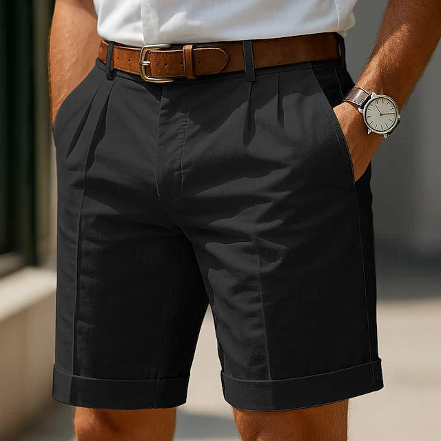 Varel | Zomerse bermuda met plooien