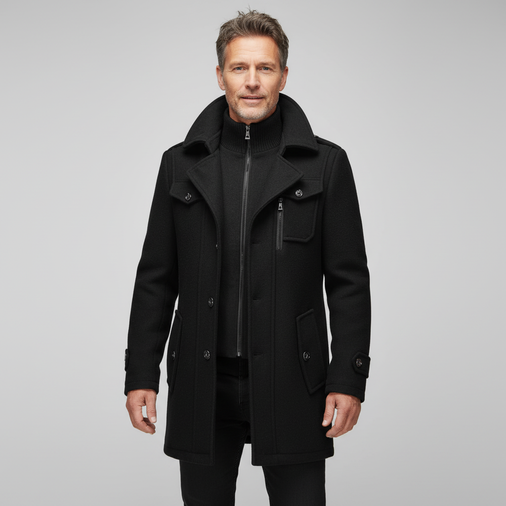 Sommerfeld | Luxe trenchcoat met dubbele kraag voor heren