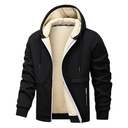 Jamshid - Hoodie met lange mouwen en ritssluiting