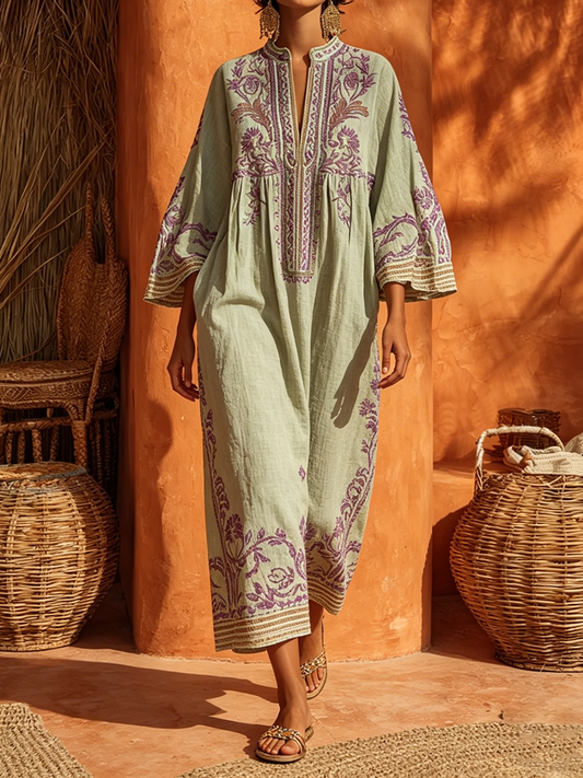 Celestina - Boho jurk met mediterraan charme
