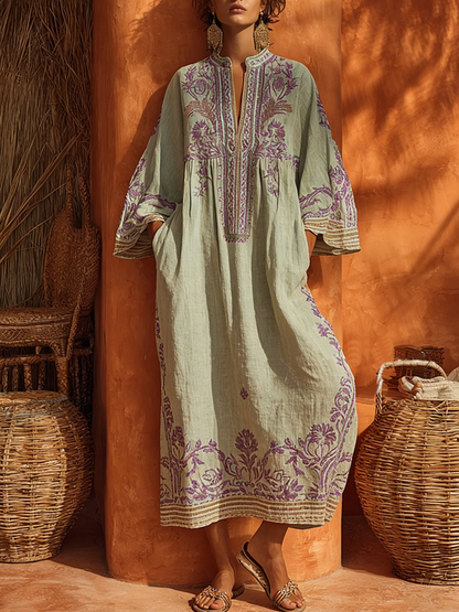 Celestina - Boho jurk met mediterraan charme