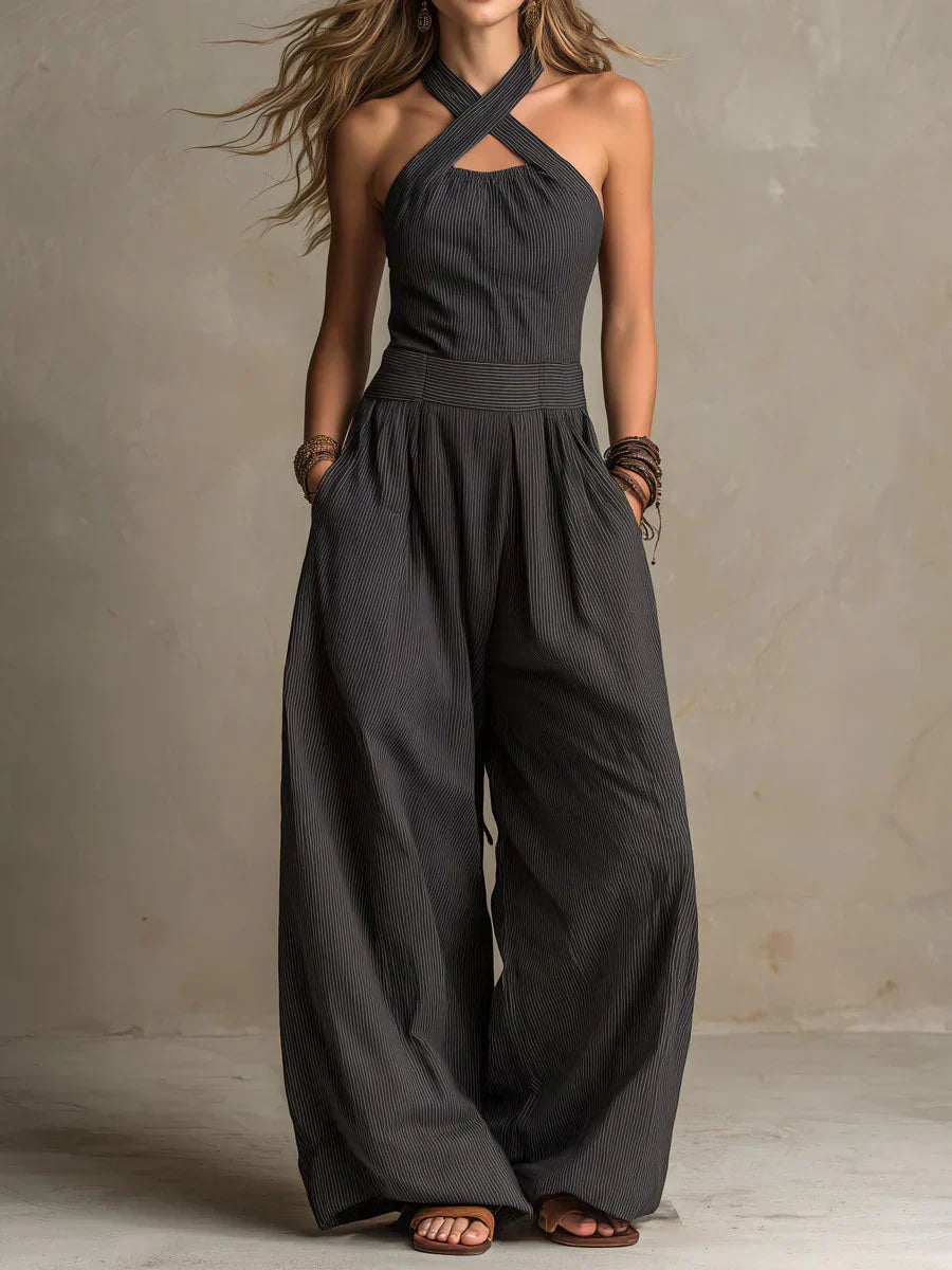 Bianca | Elegante jumpsuit met kruislingse halslijn