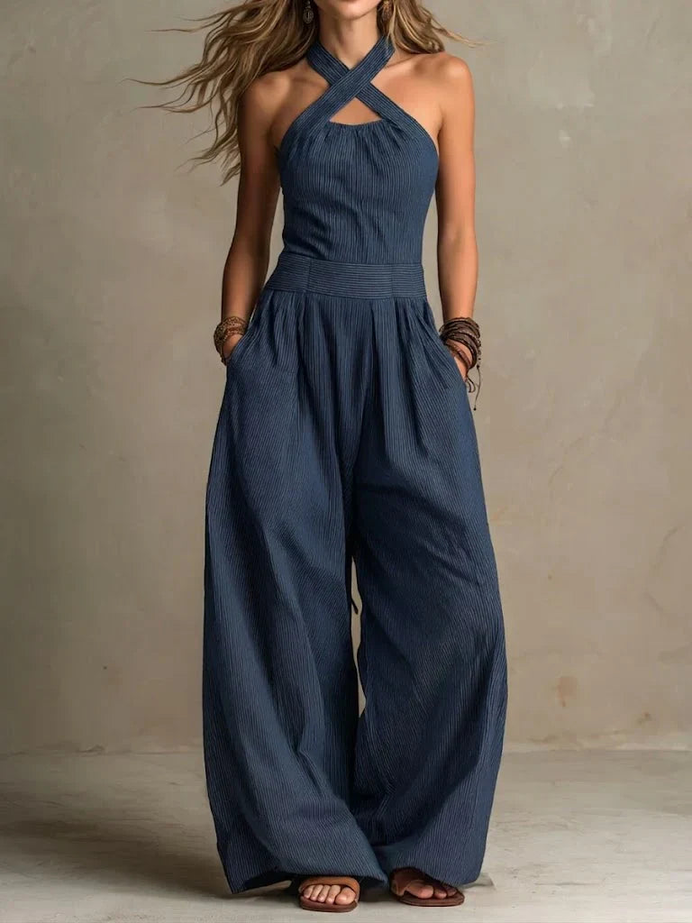 Bianca | Elegante jumpsuit met kruislingse halslijn