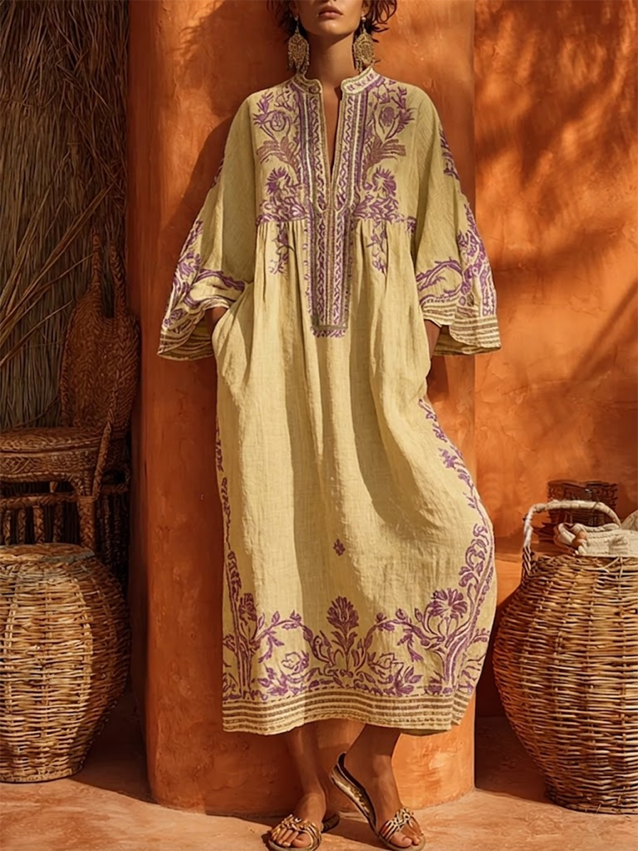 Celestina - Boho jurk met mediterraan charme