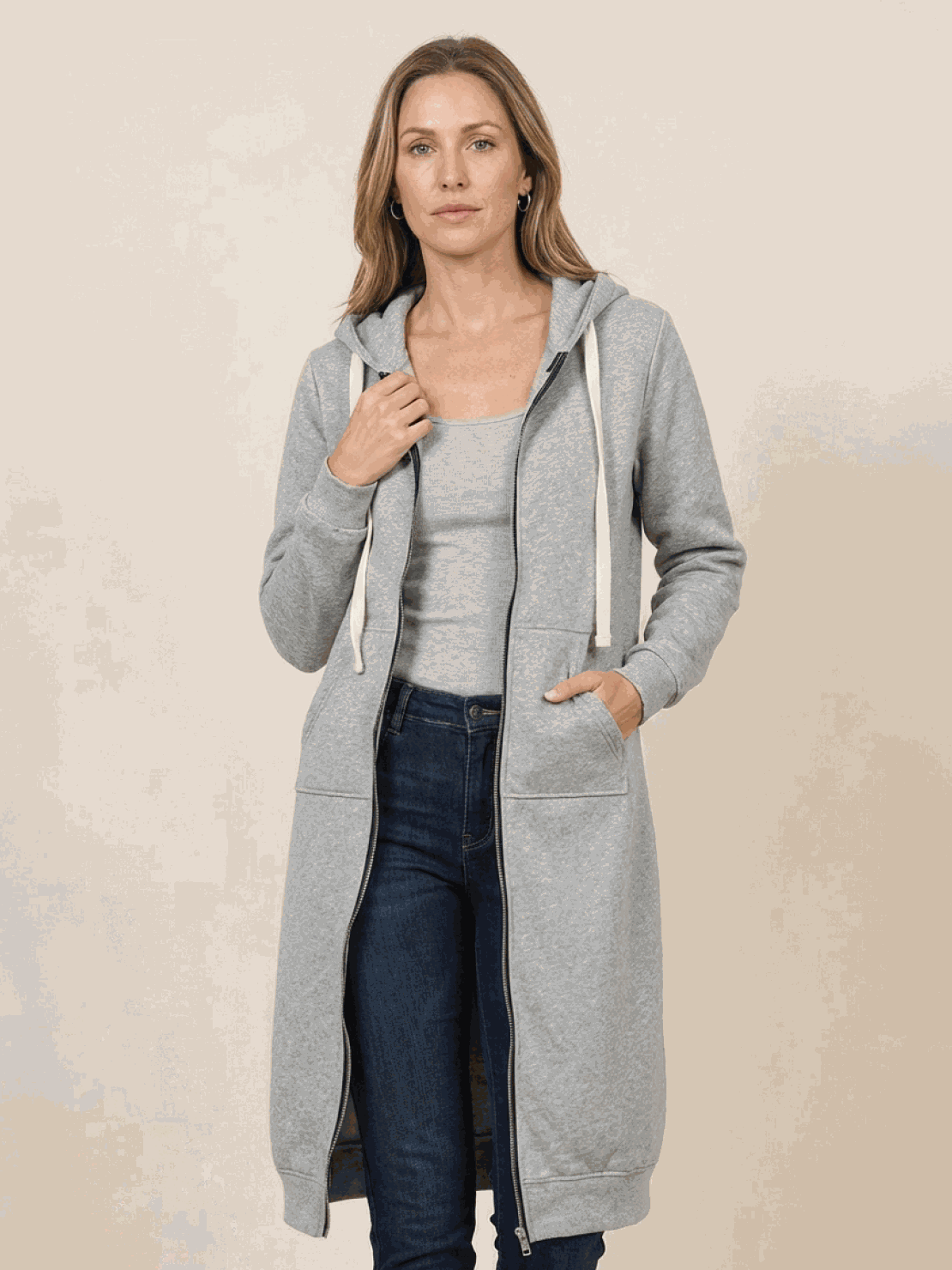 Alessandra | Zip Sweatshirt Hoodie